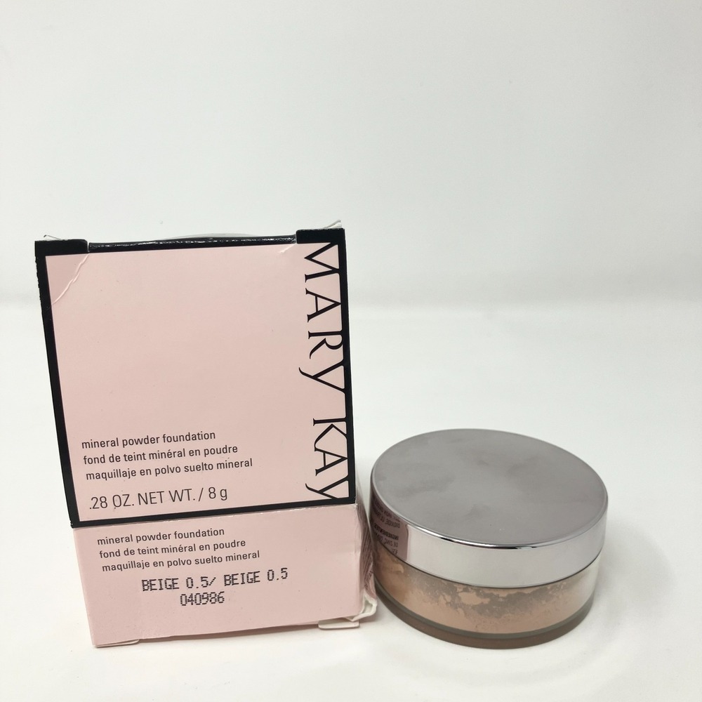 Mary Kay Mineral Powder Foundation Beige 0.5 Shade 0.28oz 040986